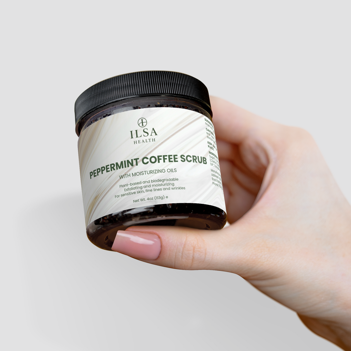 Peppermint Coffee Scrub
