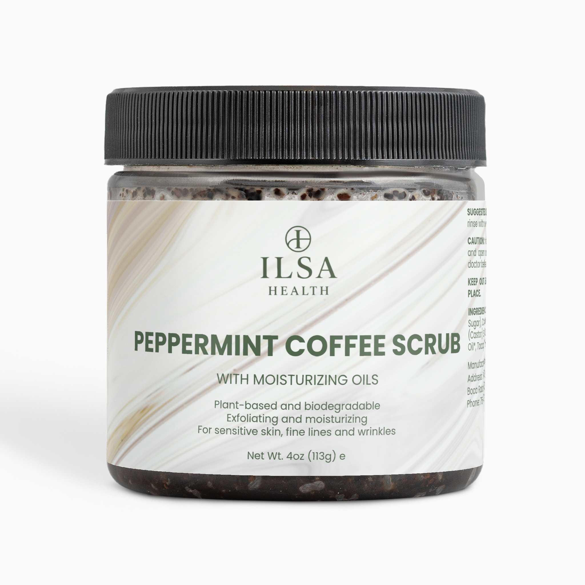 Peppermint Coffee Scrub