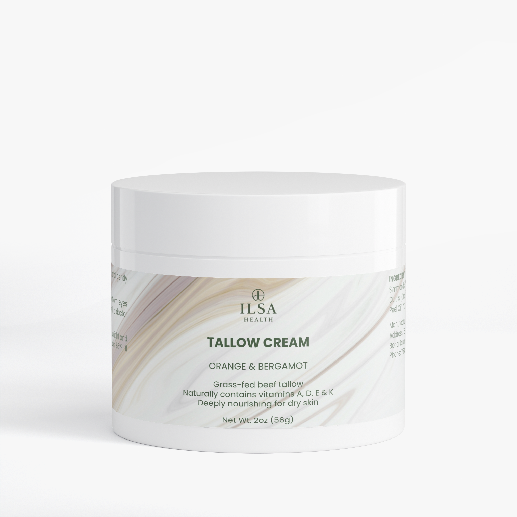 Tallow Cream Orange & Bergamot